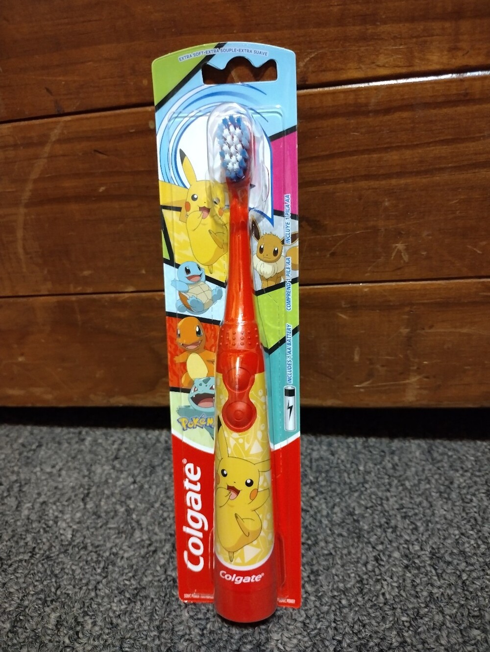 Colgate Pokemon Electric Toothbrush - Red Pikachu Design